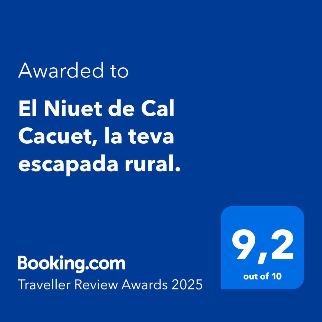 Apartament El Niuet De Cal Cacuet, La Teva Escapada Rural. Aviá Zewnętrze zdjęcie